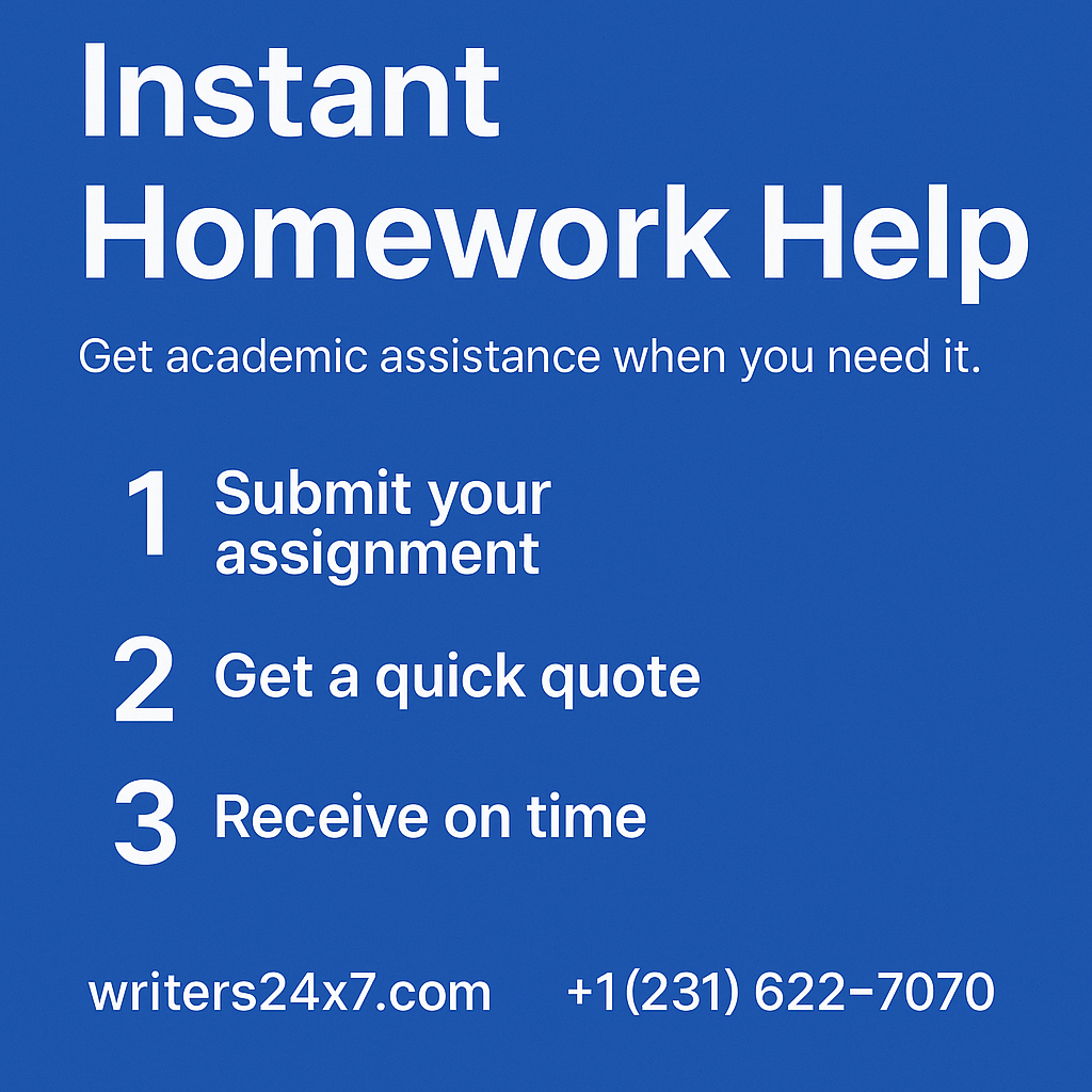 Instant Homework Help