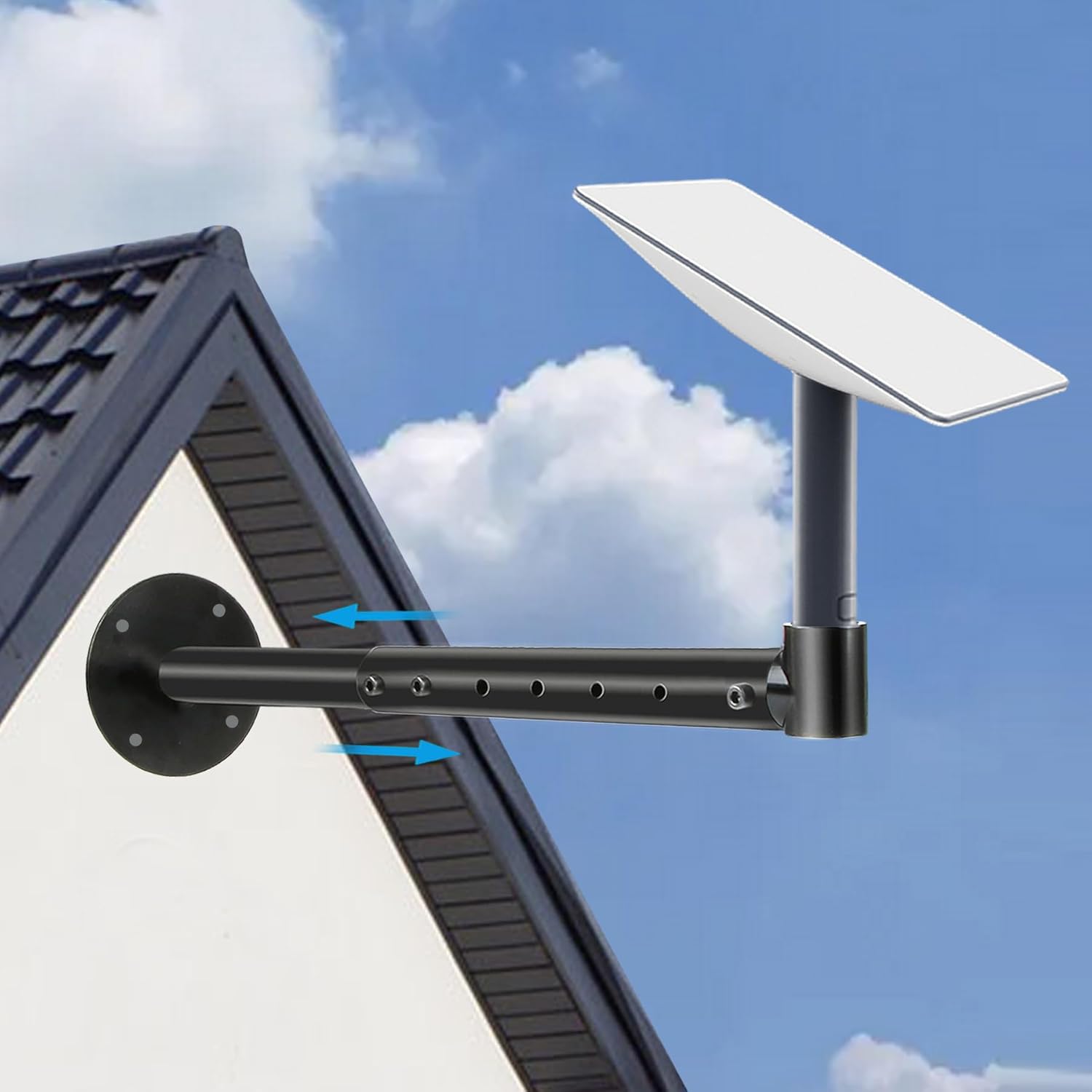 Starlink antenna alignment in Kenya