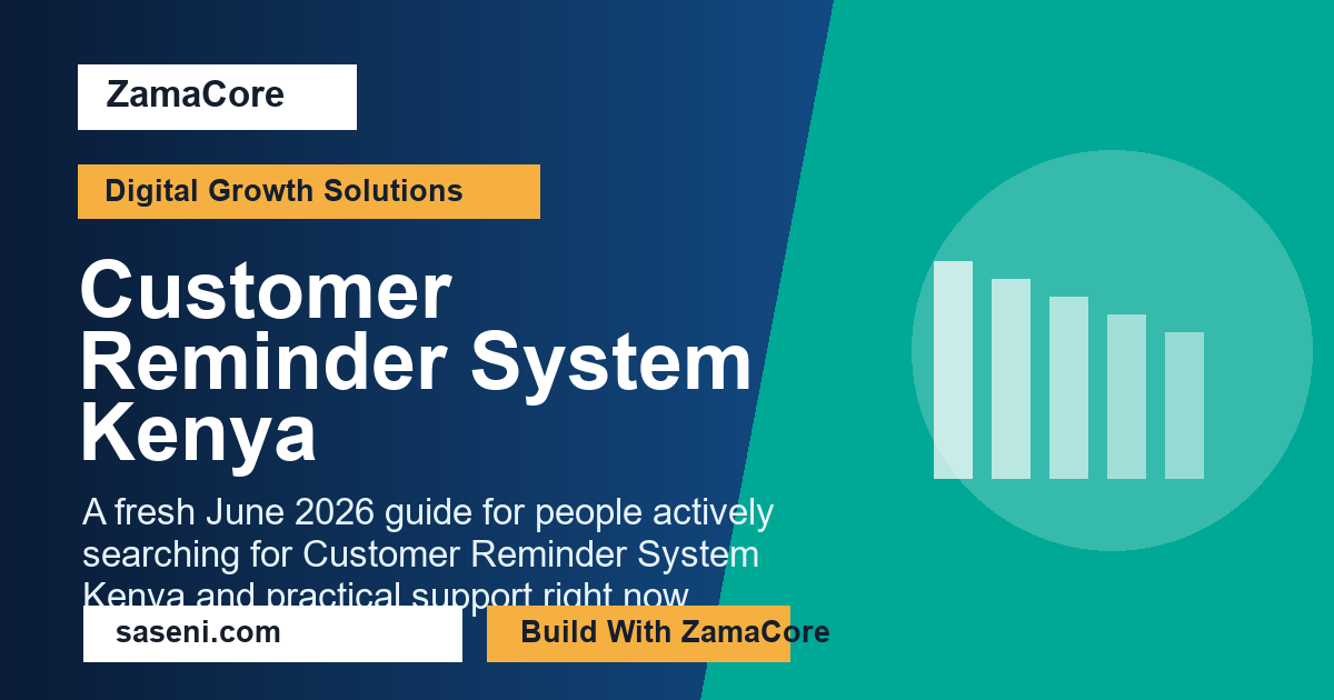 Customer Reminder System Kenya