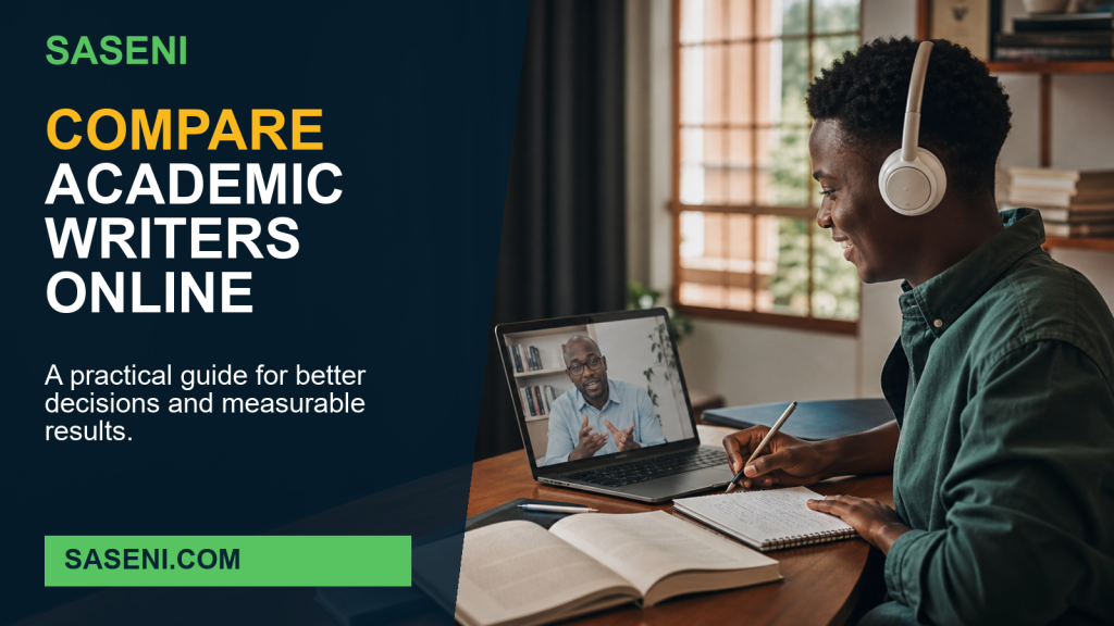 Compare Academic Writers Online - saseni service guide