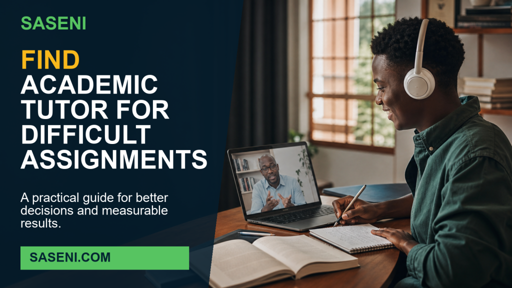 Find Academic Tutor for Difficult Assignments